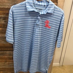 Ole miss Columbia golf polo